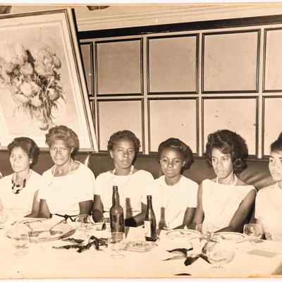 Baile da Pérola Negra. Restaurante Armorial, São Paulo, São Paulo, 1957. Fotografia analógica.  Autoria não identificada. Acervo Sindicato das Trabalhadoras Domésticas de Campinas.