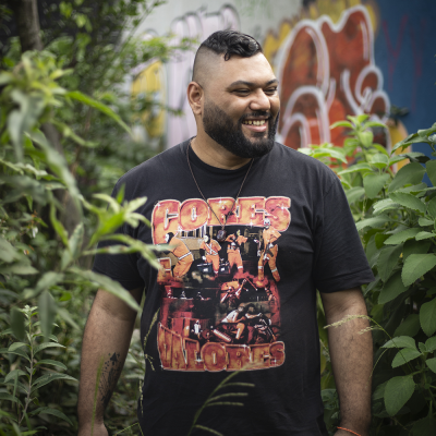 Rafael Braga, designer de jogos, arte educador e fundador da Subsolo Games. Imagem de Alícia Peres.