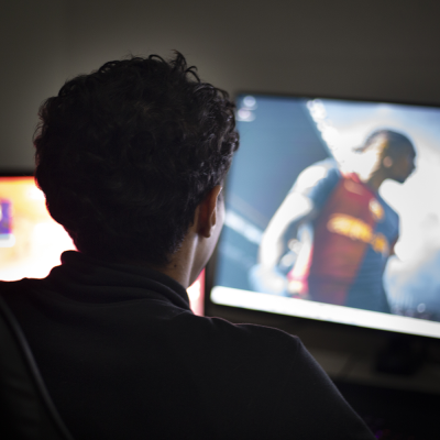 João Juliete Rosa Andrade de Souza, estudante do ensino médio. Imagem de Alícia Peres.