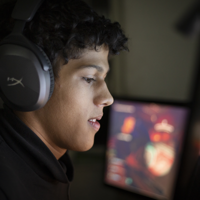 João Juliete Rosa Andrade de Souza, estudante do ensino médio. Imagem de Alícia Peres.