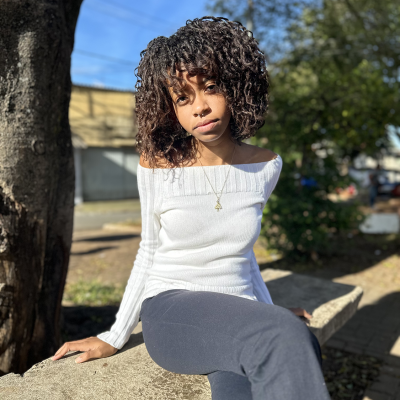 Maria Fernanda Barbosa Bina, estudante do ensino médio. Imagem de Alícia Peres.