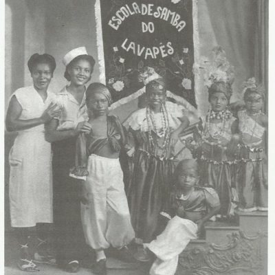 Integrantes da Escola de Samba Lavapés, fundada em 1937. Reprodução