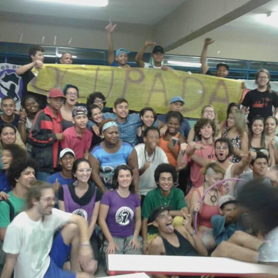 Primeira noite de ocupação estudantil. Escola Estadual Martin Egidio Damy. Acervo pessoal, Brasilândia, São Paulo. 2015.