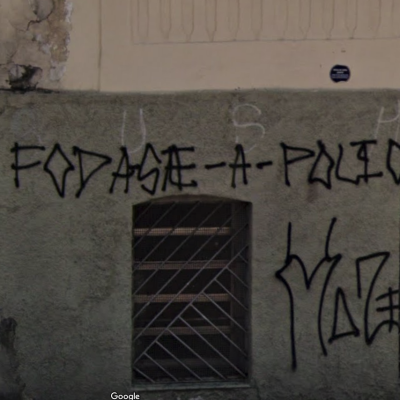 Detalhe da casa onde Madrinha Eunice viveu e fundou a escola de samba Lavapés. Google Maps